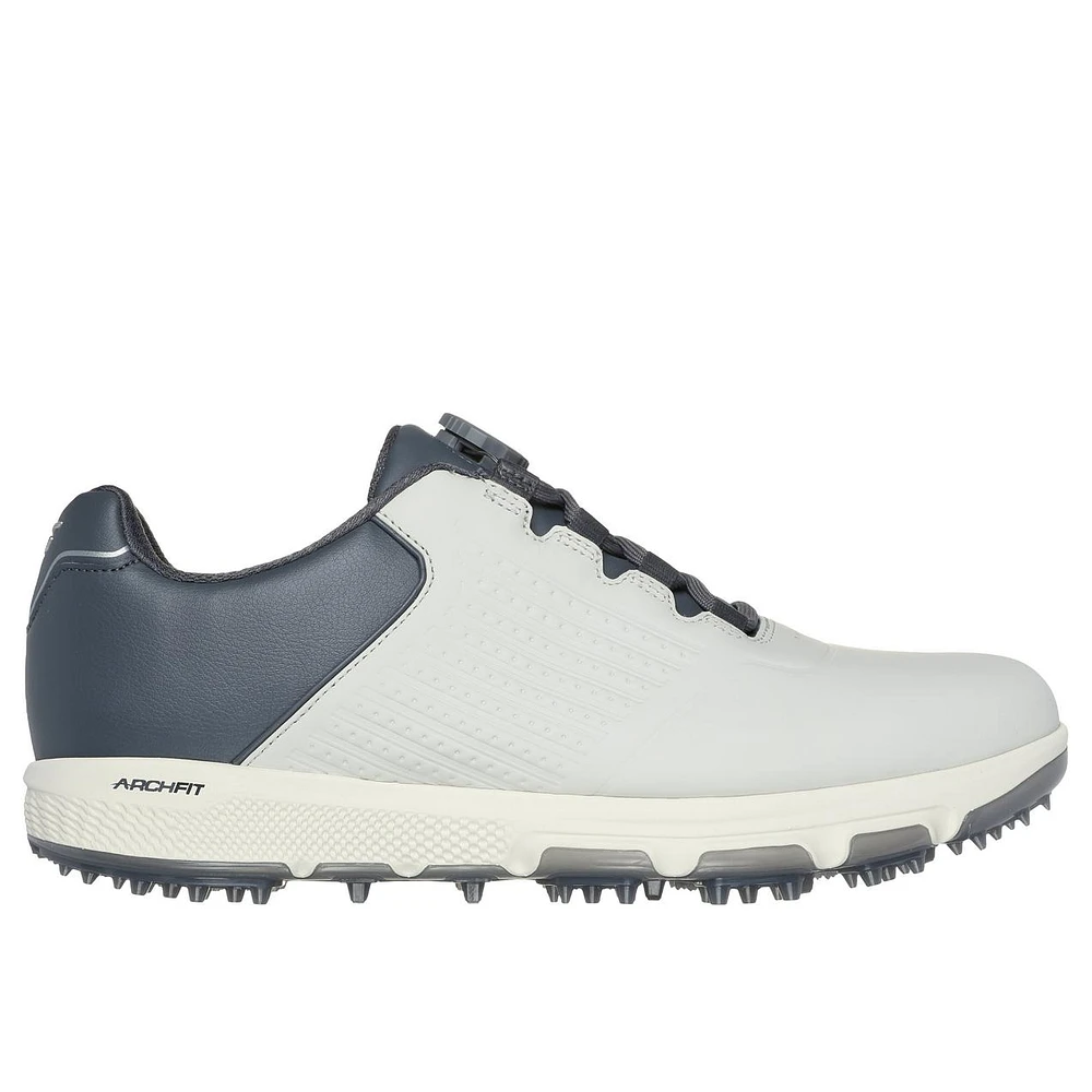 Men's Go Golf Pro 6 SL Twist Spikeless Shoe - White/Grey