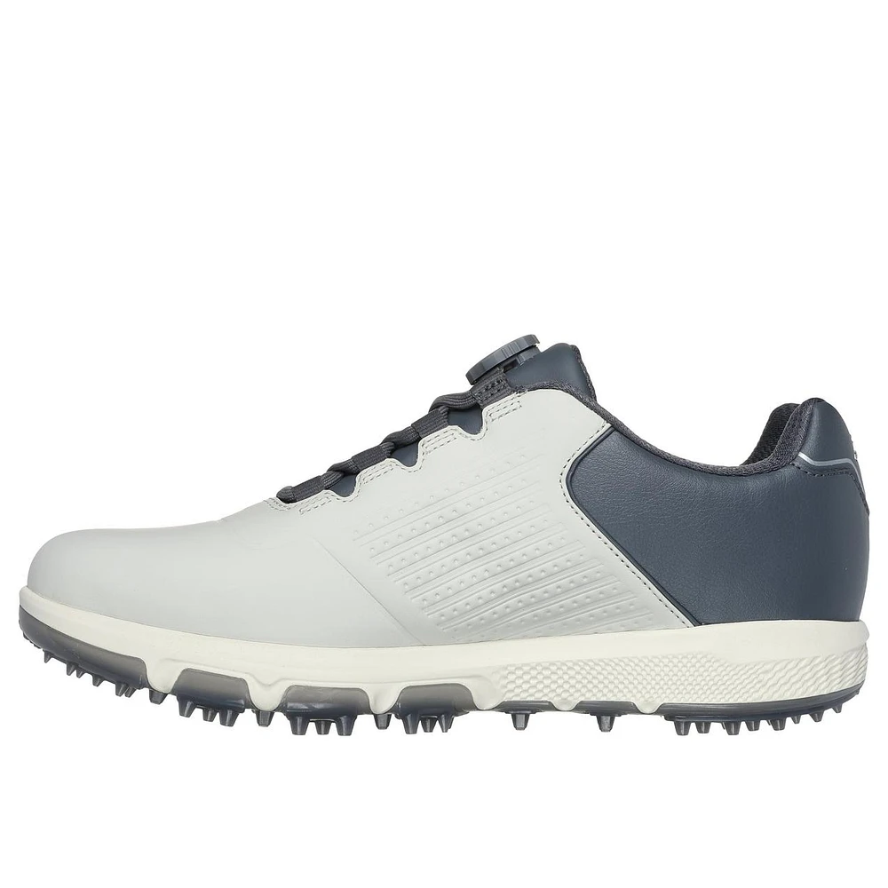 Men's Go Golf Pro 6 SL Twist Spikeless Shoe - White/Grey