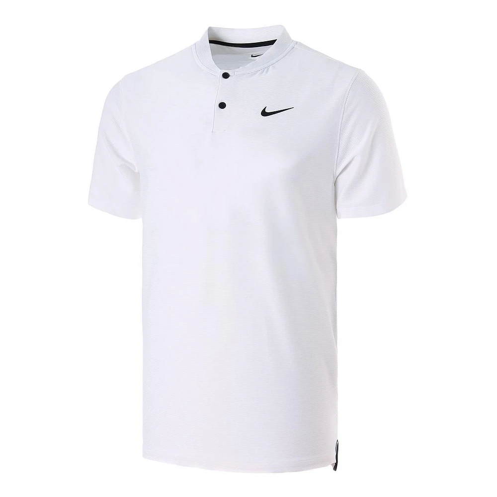 Men's Dri-Fit Tour Texture Blade Short Sleeve Polo