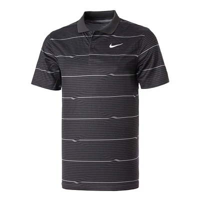 Men's Dri Fit Tour Victory Ripple Short Sleeve Polo