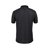 Men's 1/2 Zip AOP Technical Jersey Short Sleeve Polo