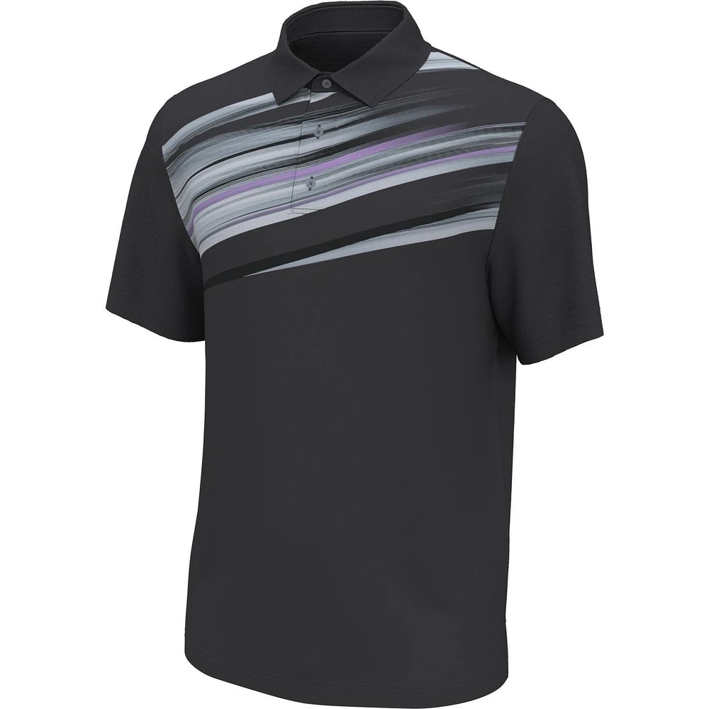 Men's Brush Stroke Short Sleeve Polo