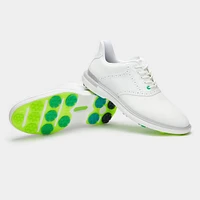 Men's Gallivan2r TPU Brogue Saddle Spikeless Golf Shoe - White/Green