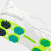 Men's Gallivan2r TPU Brogue Saddle Spikeless Golf Shoe - White/Green