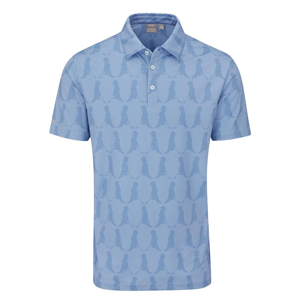 Men's Mr Ping Printed Short Sleeve Polo