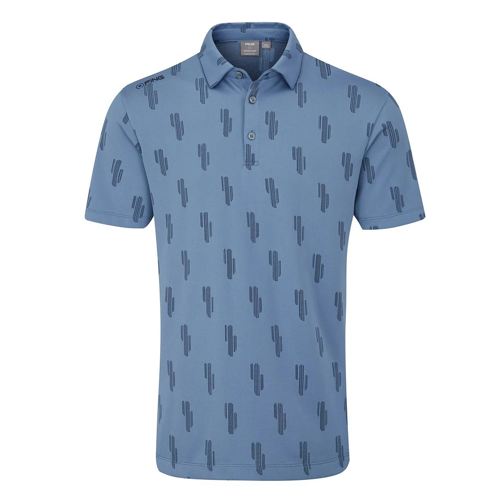 Men's Arizona Cactus Short Sleeve Polo