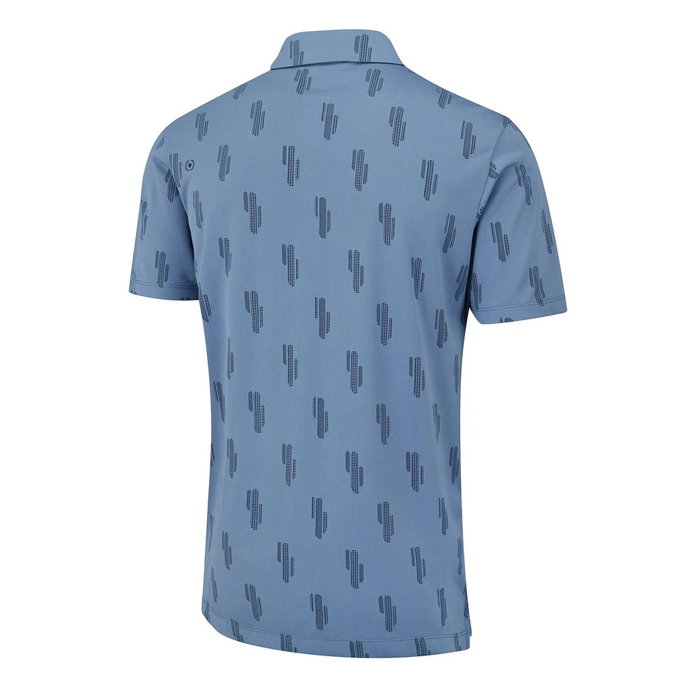 Men's Arizona Cactus Short Sleeve Polo