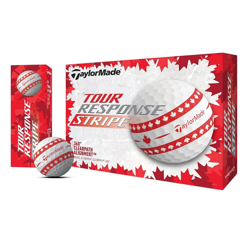 Limited Edition - Tour Response Stripe Golf Balls - Canada