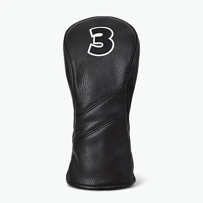 Elite All Black Fairway Headcover 3