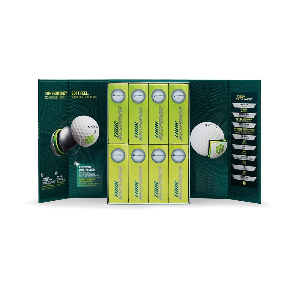 3+1 Box - Tour Response Golf Balls