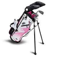 UL7 48 5-Piece Girls' Set White/Pink/Black