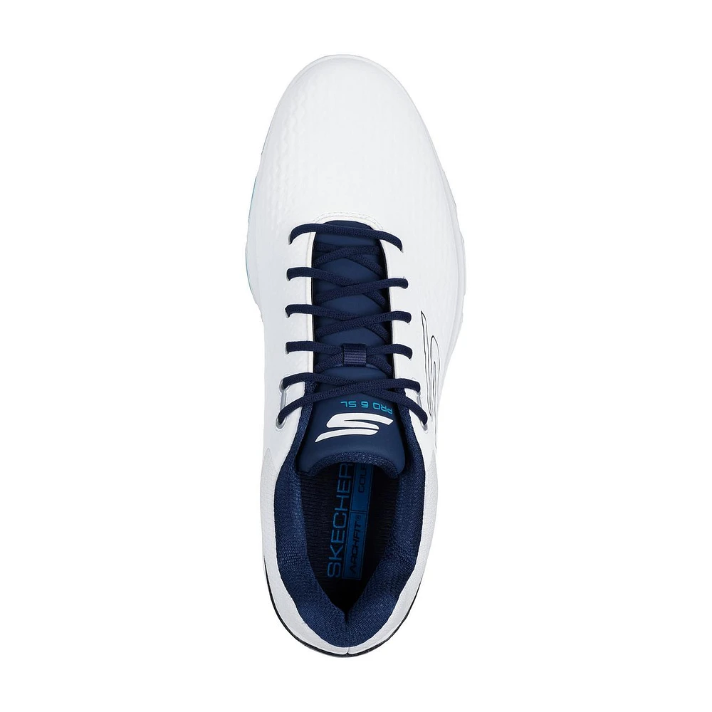 Men's Go Golf Pro SL Spikeless Shoe - White/Navy