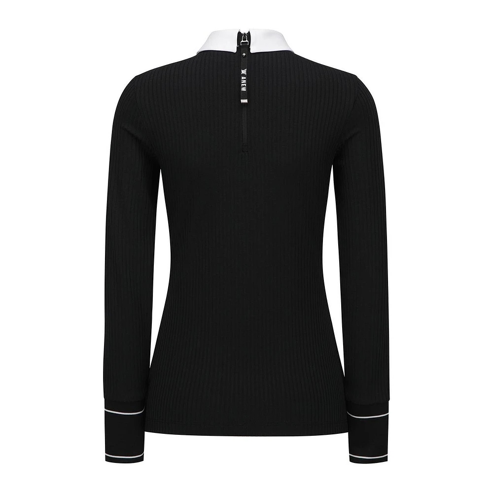 Women's Contrast Collar Pullover