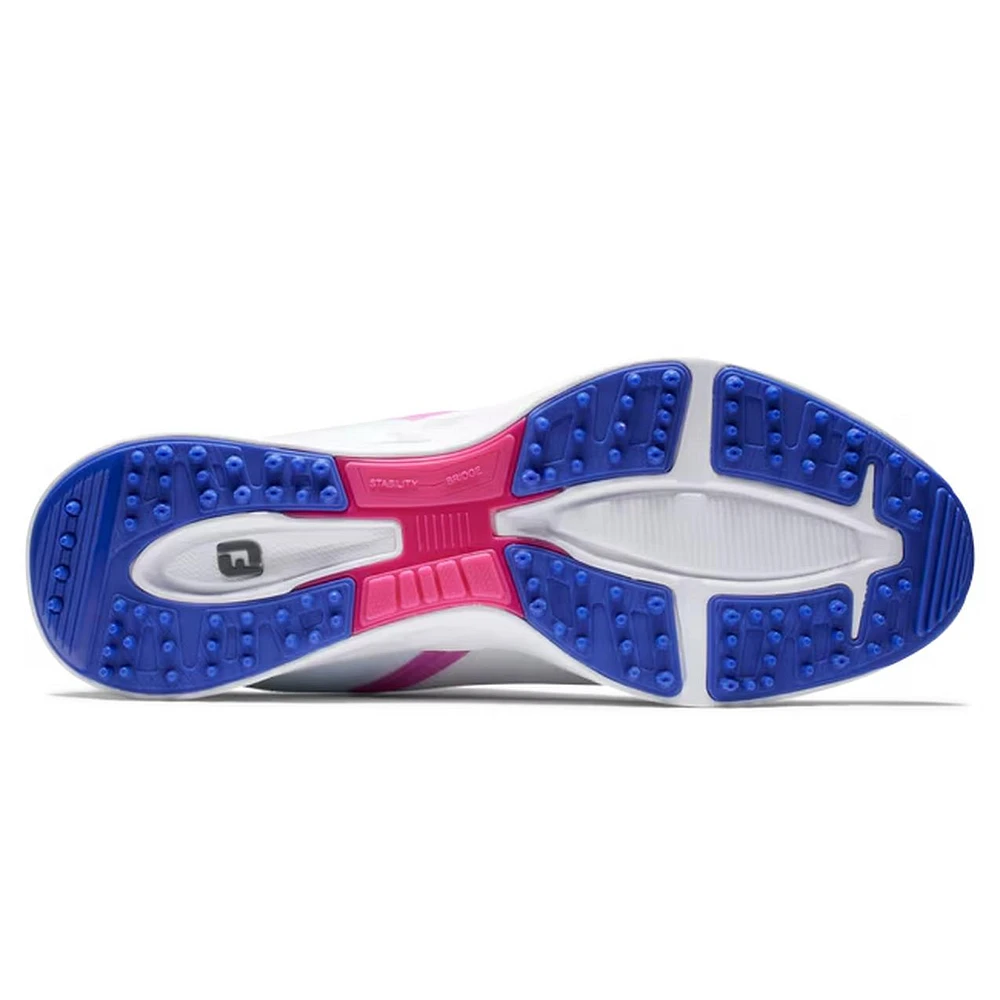 Women's Fuel Sport Spikeless Golf Shoe - White/Pink