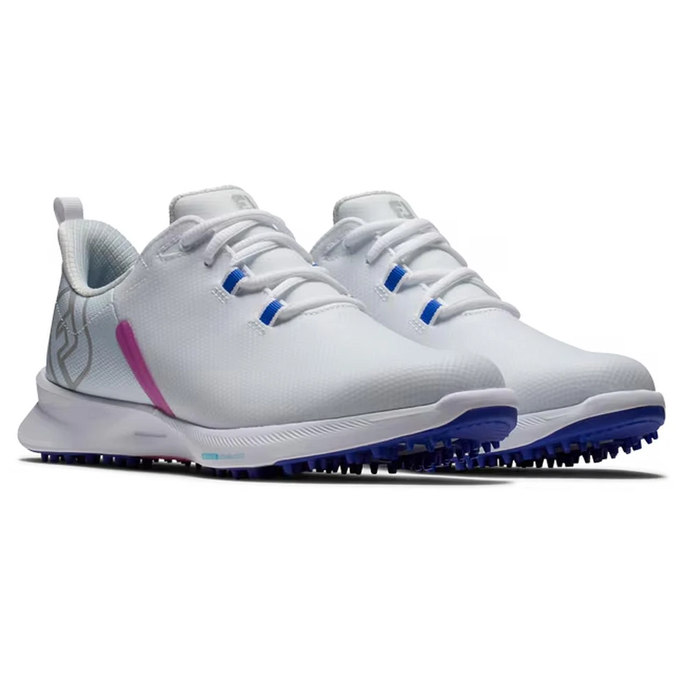 Women's Fuel Sport Spikeless Golf Shoe - White/Pink