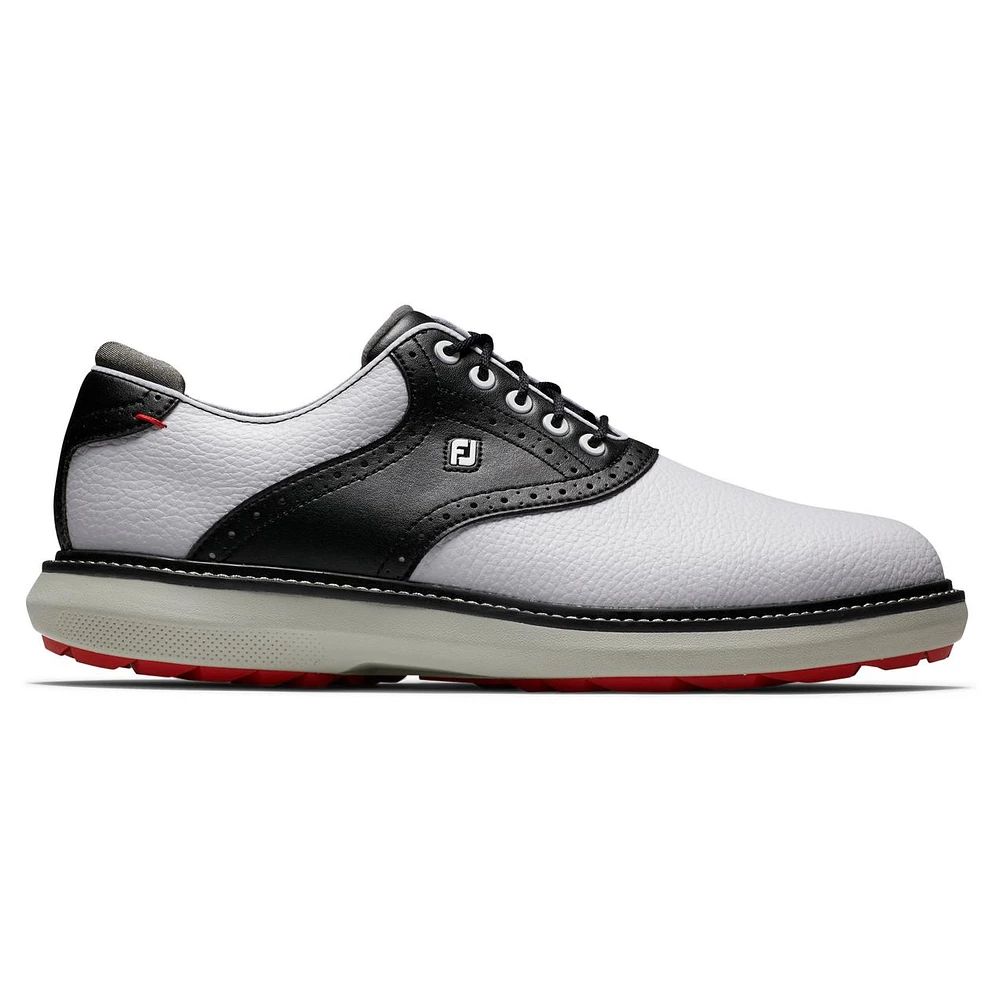 Men's Traditions Spikeless Golf Shoe - White/Black