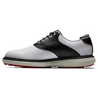 Men's Traditions Spikeless Golf Shoe - White/Black