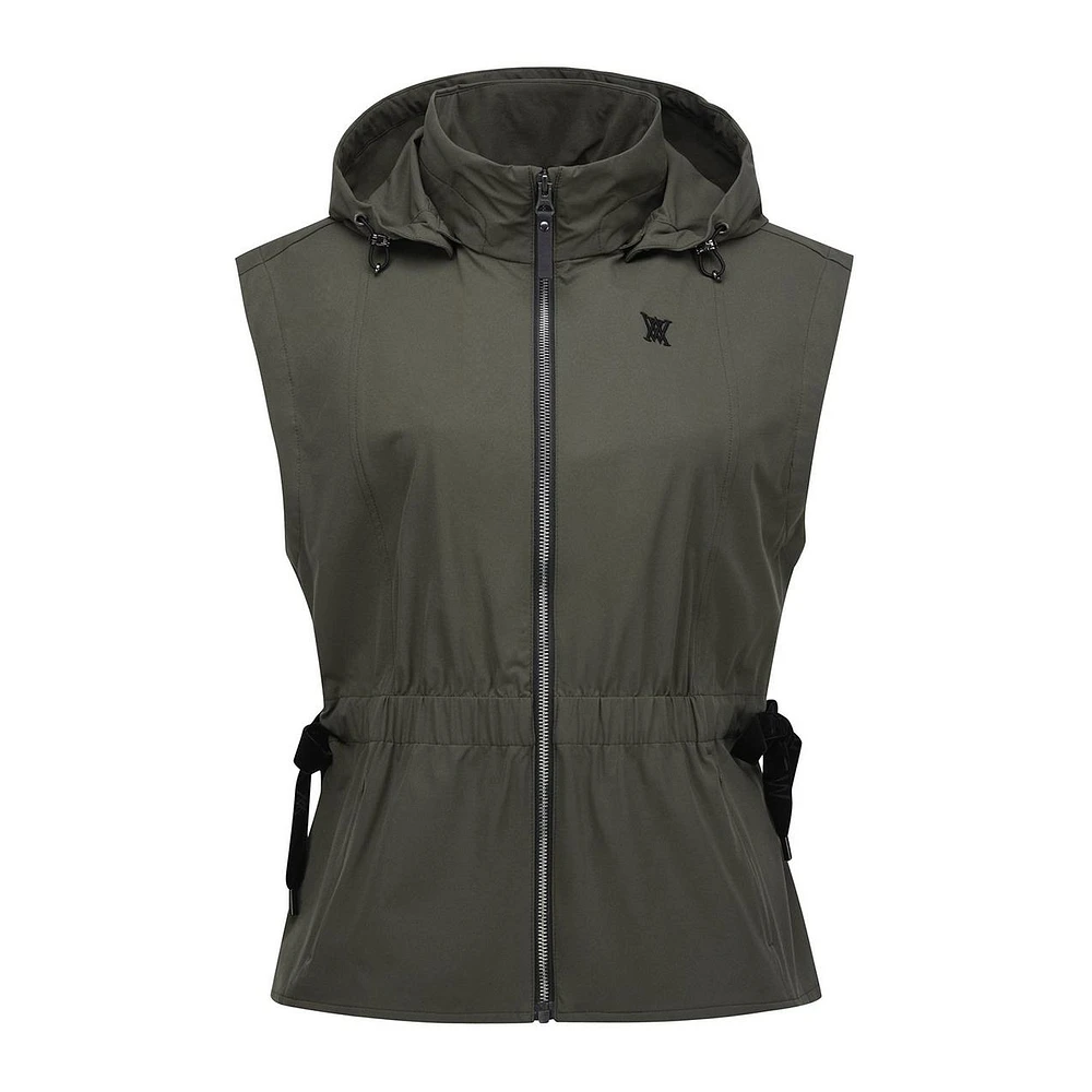 Women's Full Zip Hooded Vest