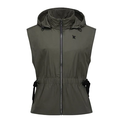 Women's Full Zip Hooded Vest