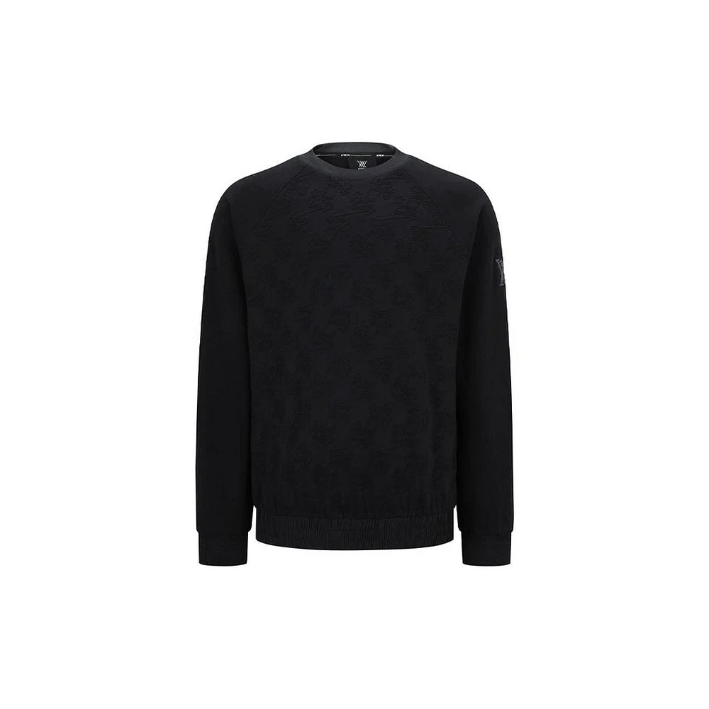 Men's AOP Logo Crewneck Sweater