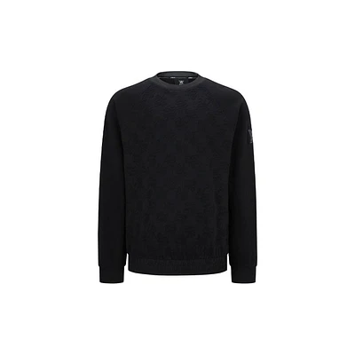 Men's AOP Logo Crewneck Sweater