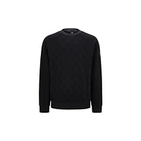 Men's AOP Logo Crewneck Sweater