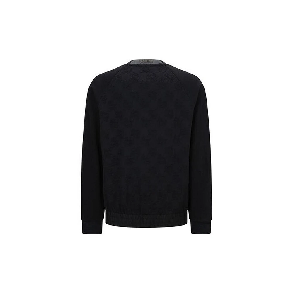 Men's AOP Logo Crewneck Sweater