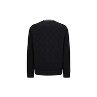 Men's AOP Logo Crewneck Sweater