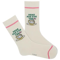 Women's Here for the Tee Crew Sock