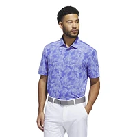 Men's Ultimate365 Pine Print Short Sleeve Polo