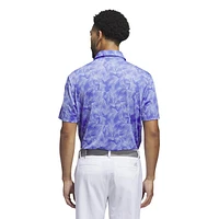 Men's Ultimate365 Pine Print Short Sleeve Polo