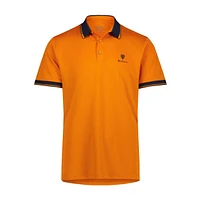 Men's Checker Pique Short Sleeve Polo