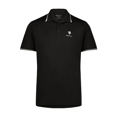 Men's Checker Rib Tech Short Sleeve Polo