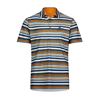 Men's Multi Stripe Short Sleeve Polo