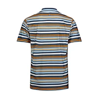 Men's Multi Stripe Short Sleeve Polo