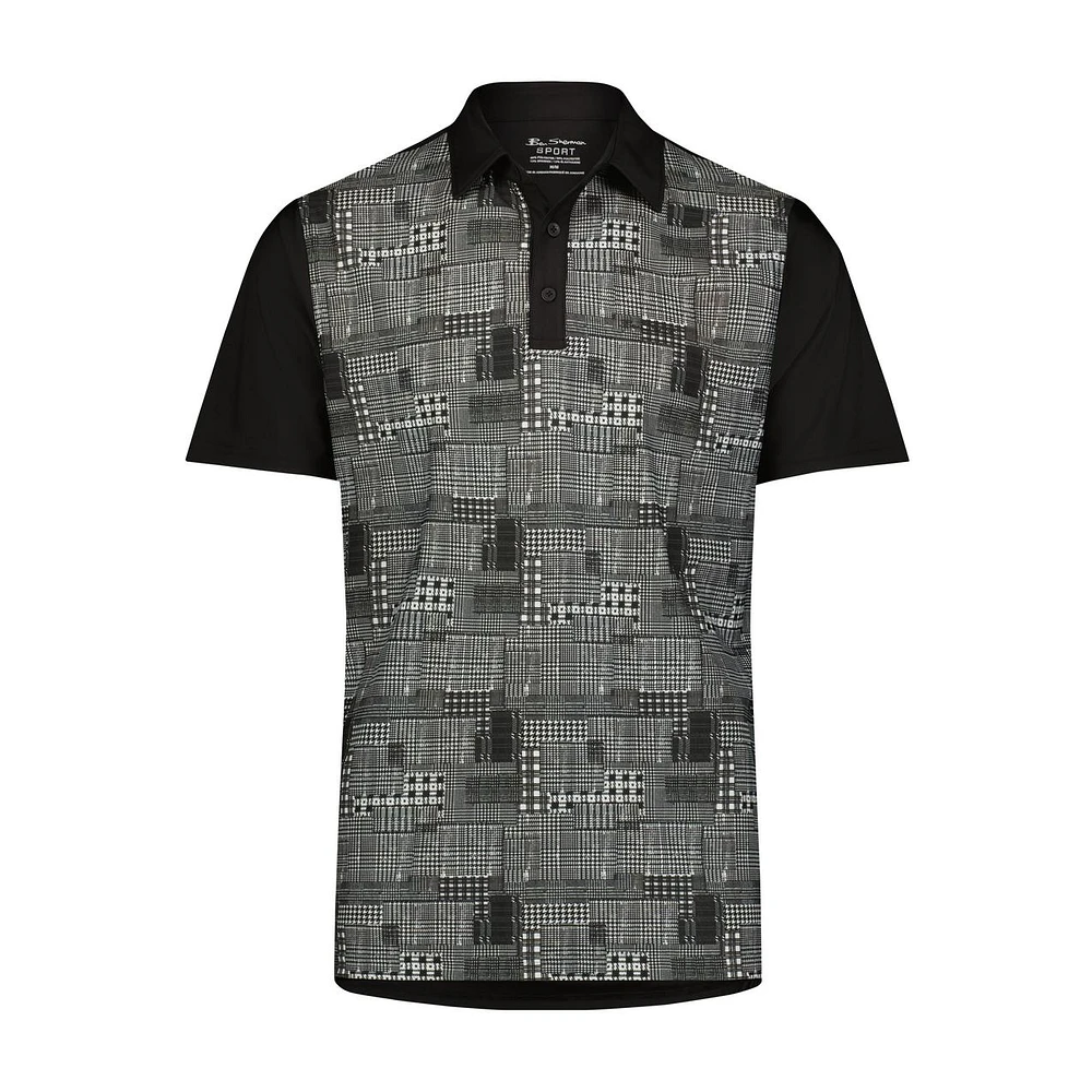 Men's Prince of Wales Tech Short Sleeve Polo