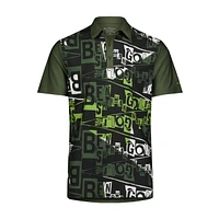 Men's Punk Flag Tech Short Sleeve Polo