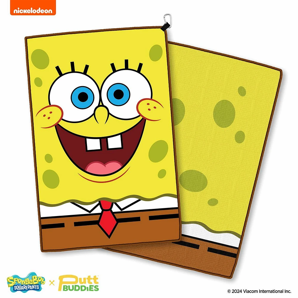 Spongebob Face Golf Towel