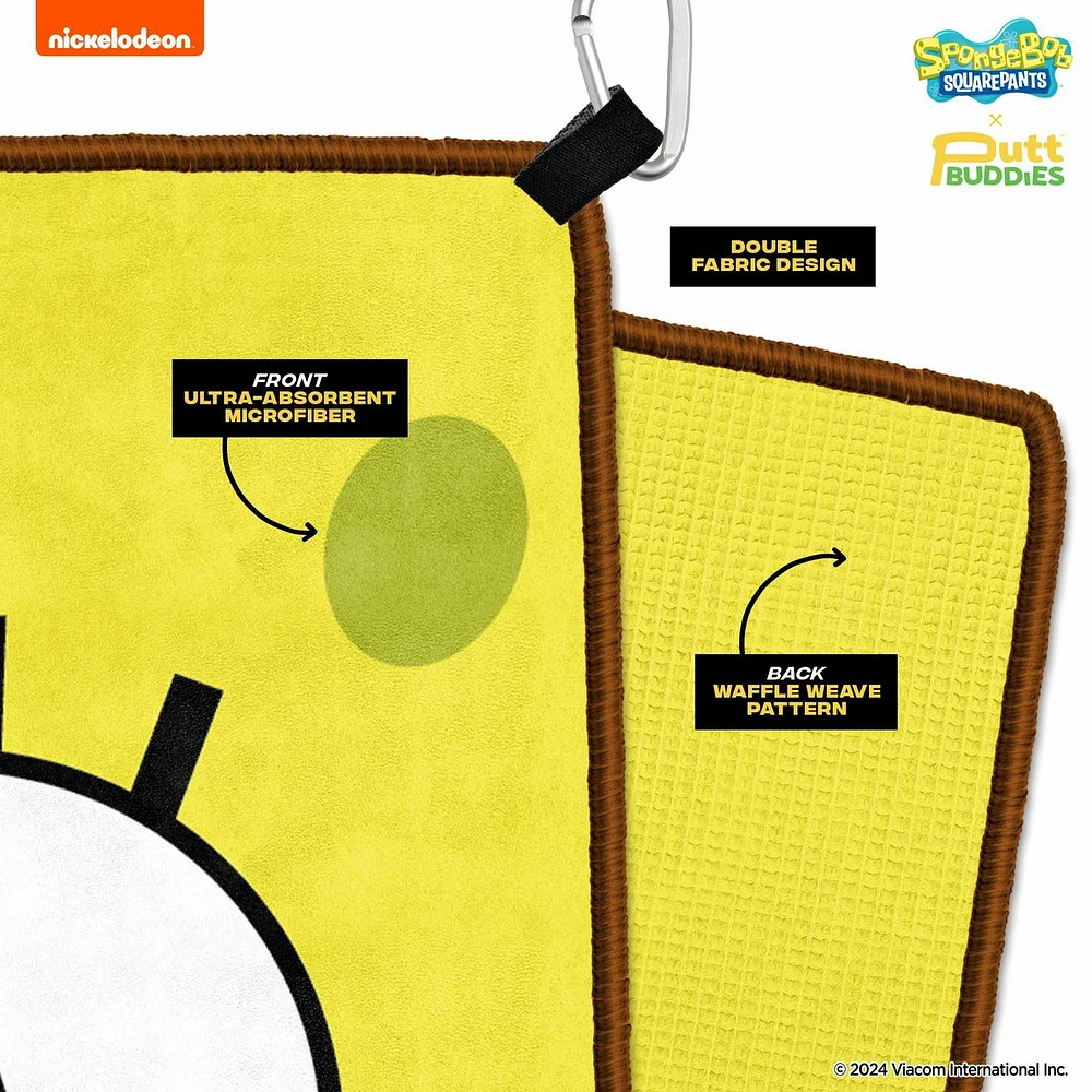 Spongebob Face Golf Towel