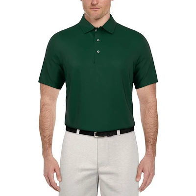 Men's Airflux Solid Mesh Short Sleeve Polo