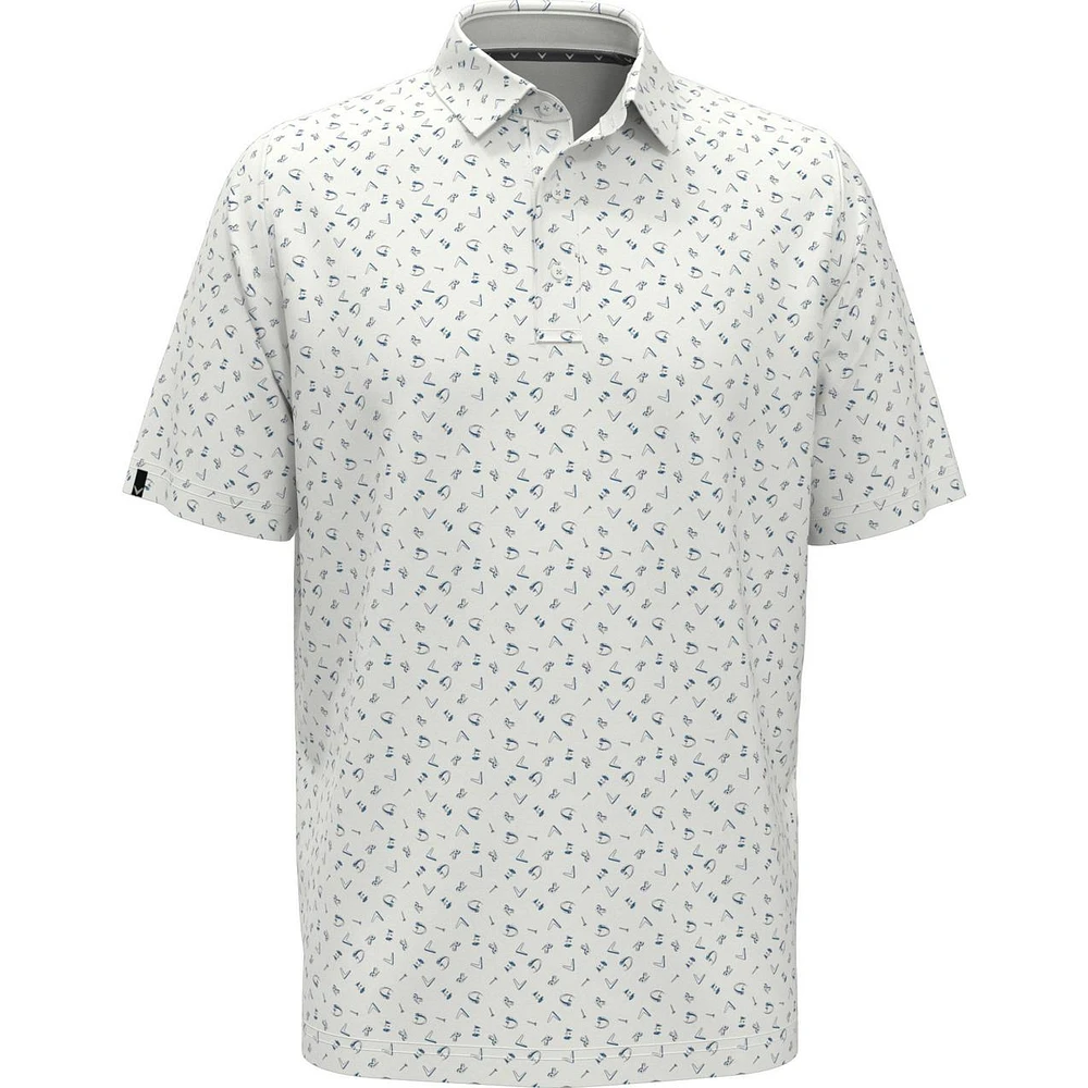 Men's All Over Drive Short Sleeve Polo