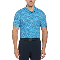 Men's Confetti Hex Short Sleeve Polo