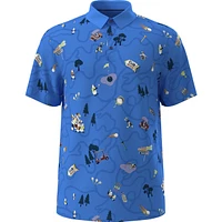 Men's Pete's Game Print Short Sleeve Polo