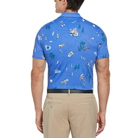 Men's Pete's Game Print Short Sleeve Polo