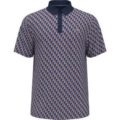 Men's Pete's Outline Heather Print Short Sleeve Polo