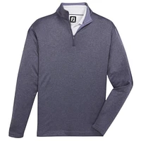 Men's Space Dye Dot Midlayer 1/4 Zip Pullover