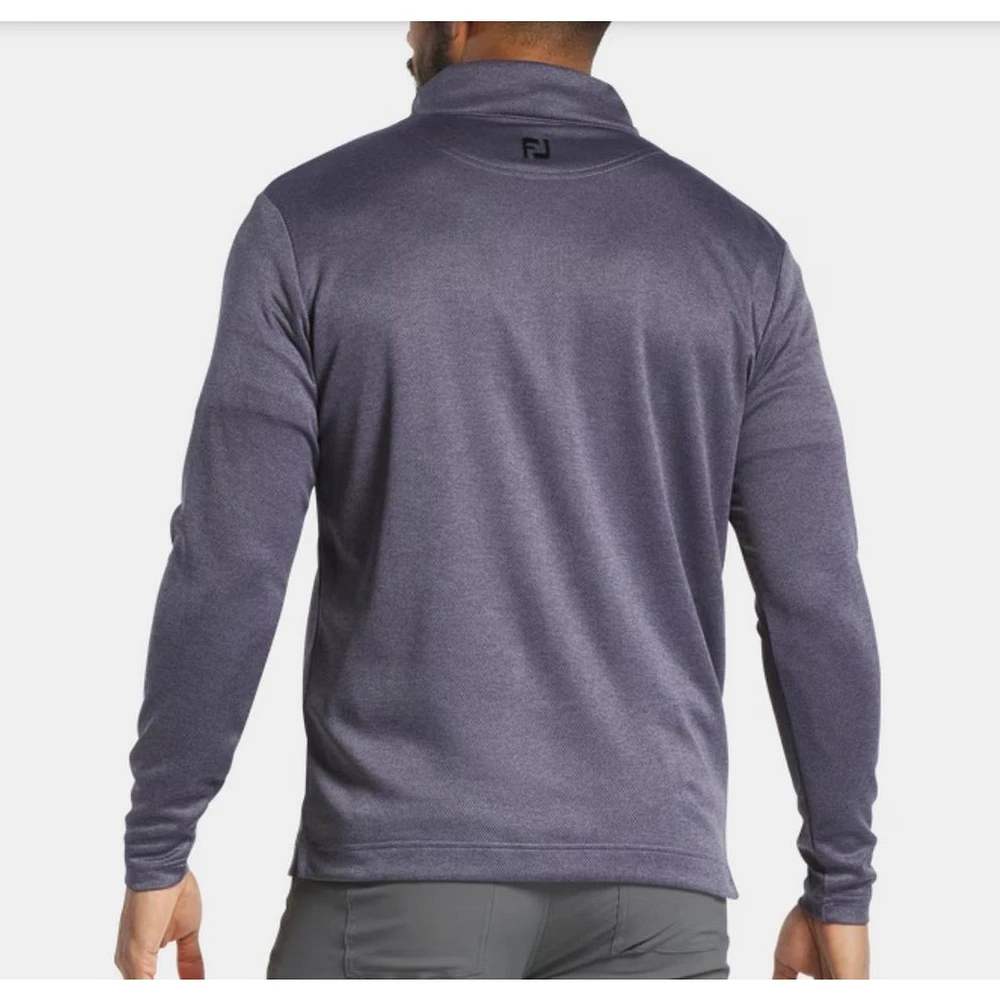 Men's Space Dye Dot Midlayer 1/4 Zip Pullover