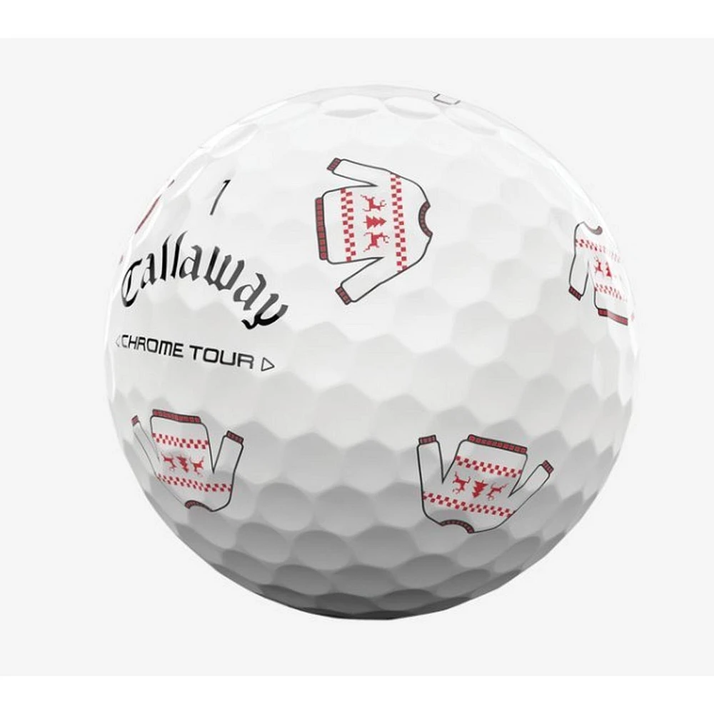 Limited Edition - Chrome Tour Golf Balls - Ugly Sweater