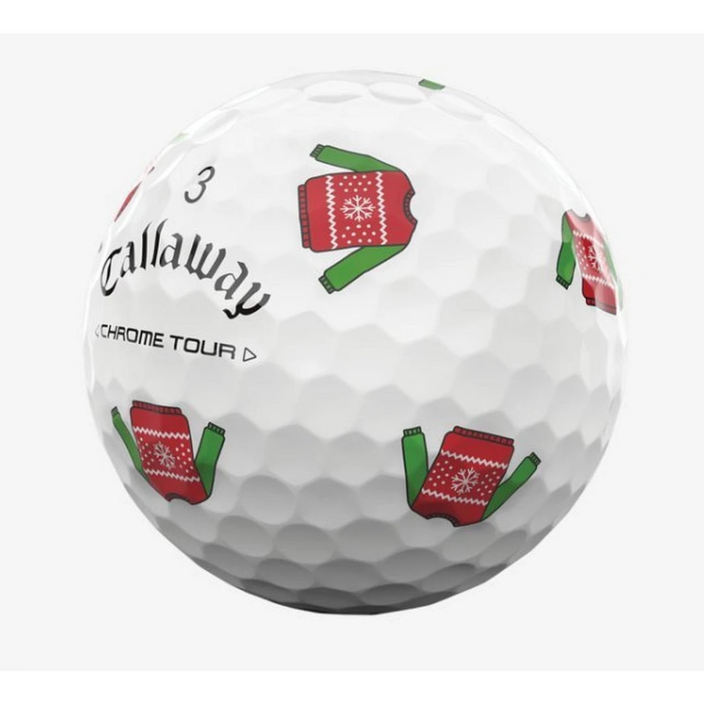Limited Edition - Chrome Tour Golf Balls - Ugly Sweater