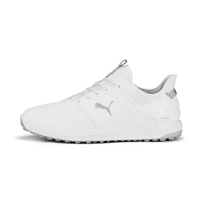 Men's Ignite Elevate Spikeless Golf Shoe - White/Silver (Wide)